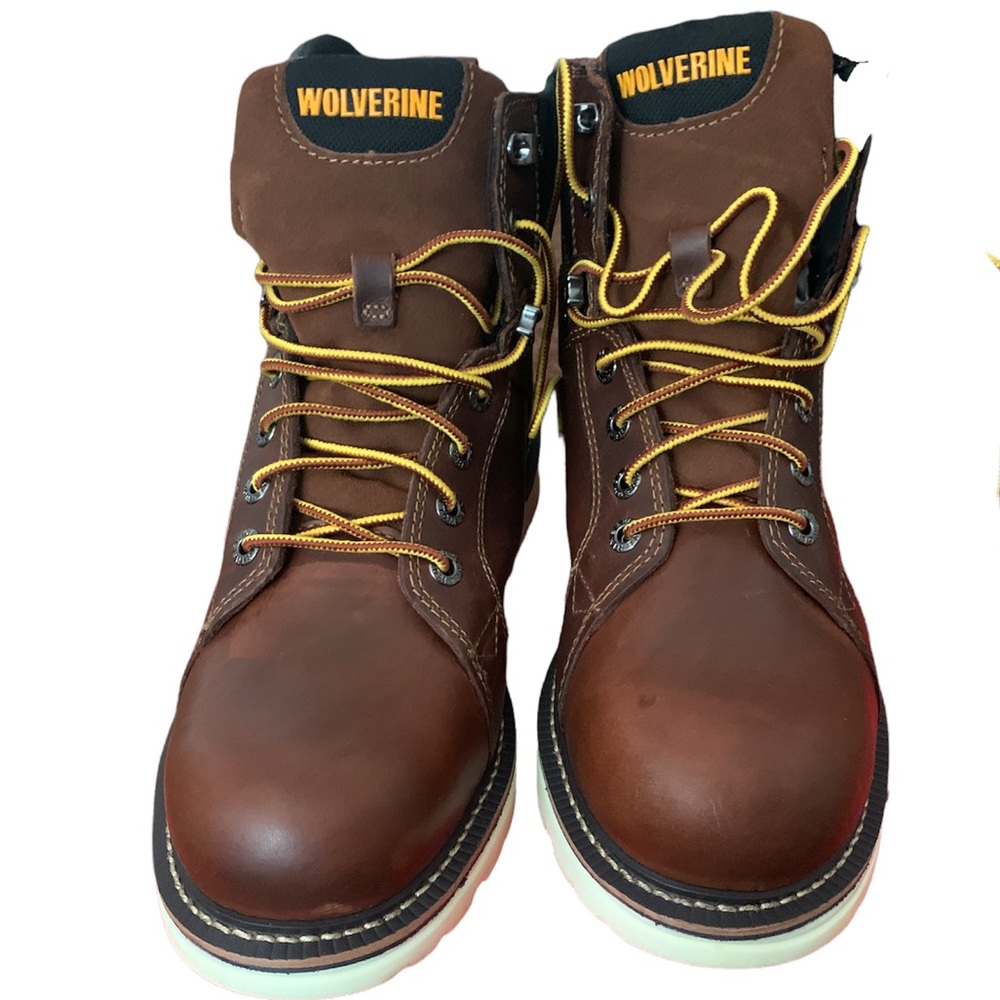 WOLVERINE Men's I-90 DuraShocks 6" Wedge Industrial Shoe - Picture 12 of 13